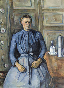 Woman with a Coffeepot Oil on canvas c. 1895 Musée d'Orsay[156]