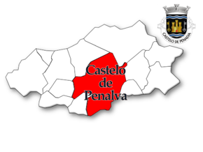 Localização no município de Penalva do Castelo