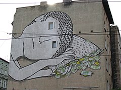 Mural by Blu, Pomorska Street