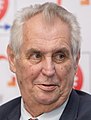 1) Miloš Zeman In October 2017