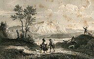 1838 Stahlstich, J.J.Hinchcliff nach Ludwig Richter Aus: Wilhelm Blumenhagen, Wanderungen durch den Harz (Leipzig: Verlag Georg Wigand 1838)[18]