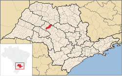 Location in São Paulo state