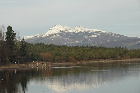 La Serra Belluda vue depuis Huépil