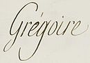 Firma di Henri Grégoire