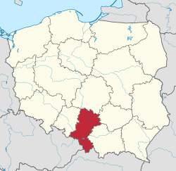 Location within Poland