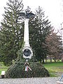 Nikola VII Zrinski monument at the entrance of the Park