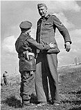 Jakob Nacken captured at Calais, France, in 1944