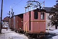 Énigmatique locotracteur Te 2/2 2 à l'ancienne gare de Lausanne-Chauderon en 1968.