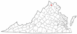 Location of Boyce in Virginia