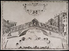 The bridge from an untitled 16th century Italian print