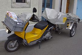 Scooter de facteur.