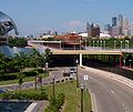 East end of Wash. Ave. Bridge