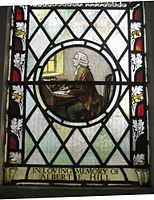 St Matthew's Church Bristol. Wesley Roundel