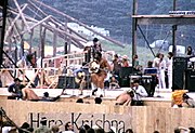 Richie Havens performing at Woodstock