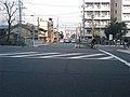 堀川通から見た戻り橋