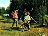 «Птичьи враги», (1887) — Государственный Русский музей