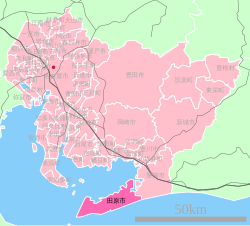 Location of Tahara in استان آیچی