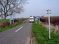 Narrow backroad near Hargrave, Bedfordshire, UK