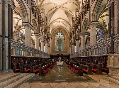 Choir of Canterbury Cathedral, by Diliff