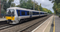 Class 165 on platform 1 bound for Birmingham Moor Street railway station.