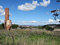 Ruin at Currawang, looking south with Lake George in the background