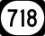 Kentucky Route 718 marker