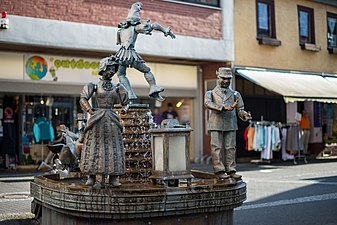 Fastnachtsbrunnen in Dieburg