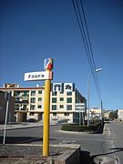 Entrada a Faura desde el este