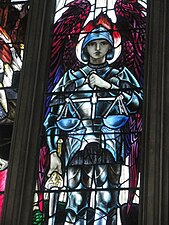 Detail from window in Gray's Inn Chapel, London