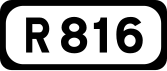 R816 road shield}}