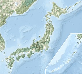 Map showing the location of Kurikoma Quasi-National Park