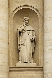 Jean Gerson, Paris, façade de la chapelle de la Sorbonne.