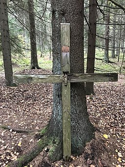 Minnesmärke över Kapellbackens kyrka