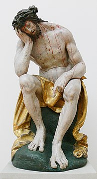 Hans Leinberger, Christ de pitié, c. 1525, 75 cm., Bode-Museum, Berlin.