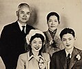 Li Lin with her husband and parents