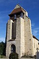 L'imposante façade ouest de l'église (nov. 2011)