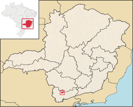 Silvianópolis – Mappa