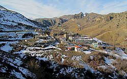 نمایی از روستا (زمستان ۱۳۹۲).