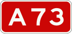 A73 motorway shield}}