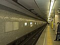 Tozai Line platforms, March 2013