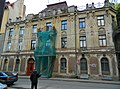 Edificio en la calle Nometņu 45, Riga, construido en torno a 1903. Junto con F. Scheefel.