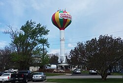 Water tower in Oaklandon