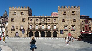 Palacio de Revillagigedo en la villa de Gijón