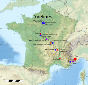 Route of the 2015 Paris–Nice