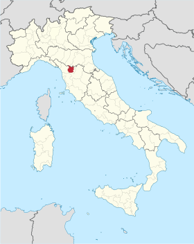 Localisation de Province de Pistoia