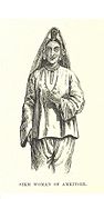 Punjabi woman in short kurta 1874