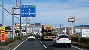 国道25号との分岐付近 奈良県大和郡山市横田町