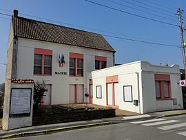 The town hall in Saint-Sauveur