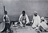 A Malagasy diviner performs sikidy in 1900