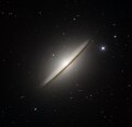 La galaxie du Sombrero par le télescope Danois.